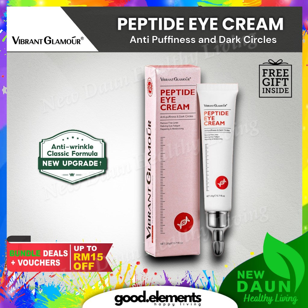 [VIBRANT GLAMOUR] PEPTIDE EYE CREAM Collagen Anti-Wrinkle Anti puffiness Essence (20g)