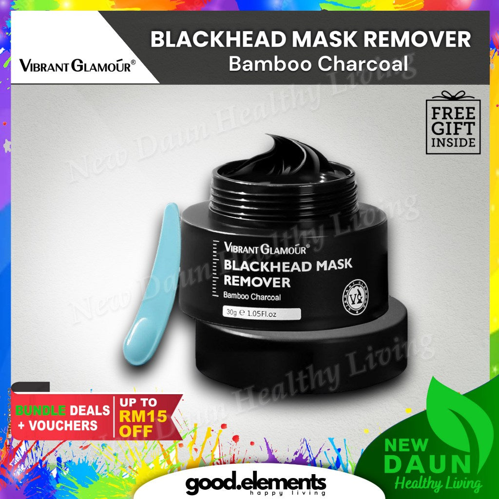 [VIBRANT GLAMOUR] BLACKHEAD MASK REMOVER Bamboo Charcoal Peel-Off Acne