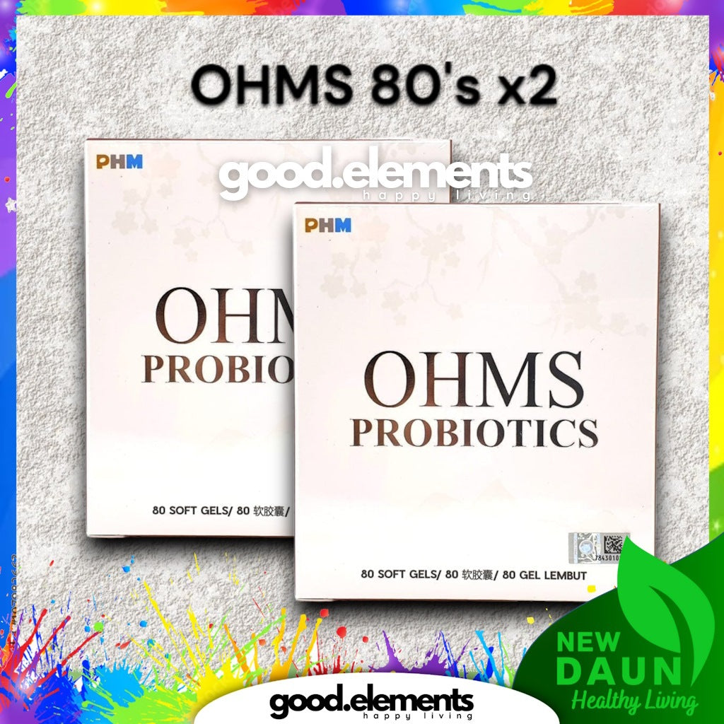 [PHM] OHMS Probiotics 80's 5 years fermentation | OHMS Gold 60's 3 years fermentation by Dr Ohhira