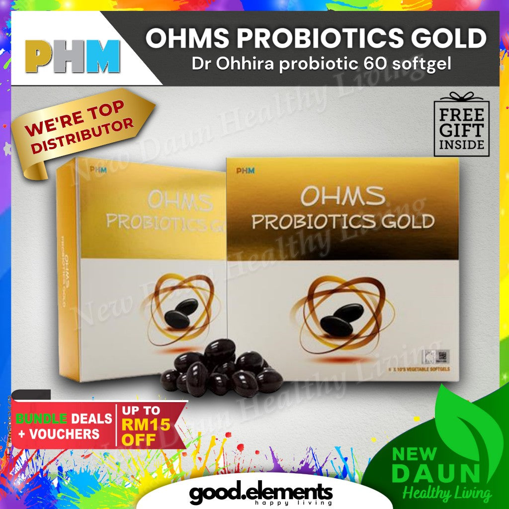 [PHM] OHMS Probiotics Gold 60's by Dr Ohhira Made in Japan [Wholesale]