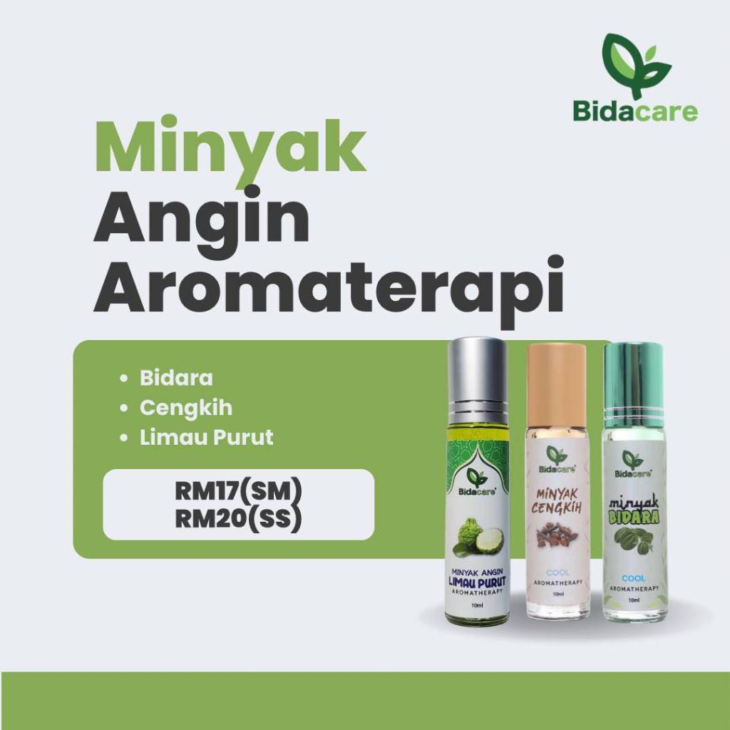 [BIDACARE] ROLL ON SERIES Minyak BIDARA | CENGKIH | LIMAU PURUT Minyak Angin Ruqyah Aromaterapi