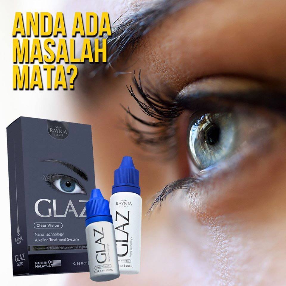 [GLAZ] EYE DROP PENAWAR MATA Katarak Rabun Pedih Gatal Resdung by RAYNIA SECRET