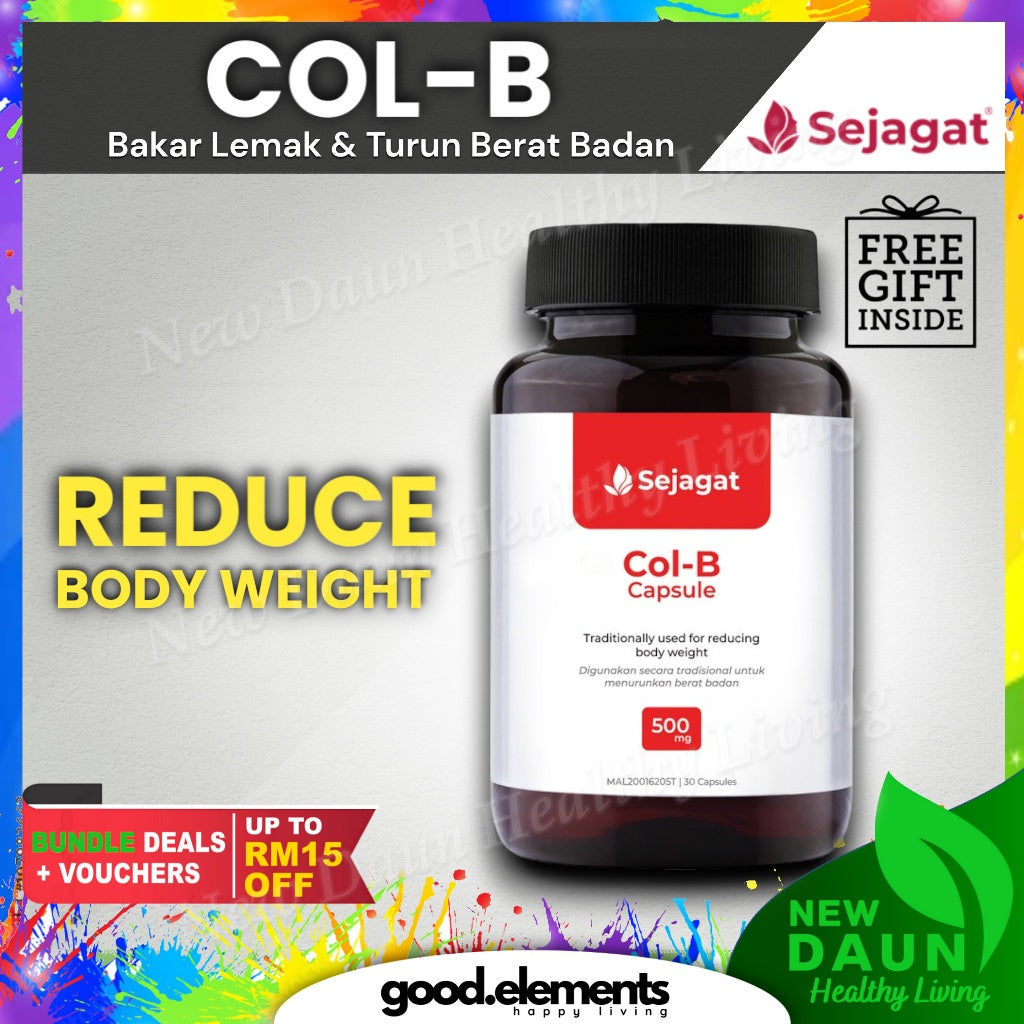 [SEJAGAT GLOBAL] Col-B COLB Capsule COL B Bakar Lemak Turun Berat Badan
