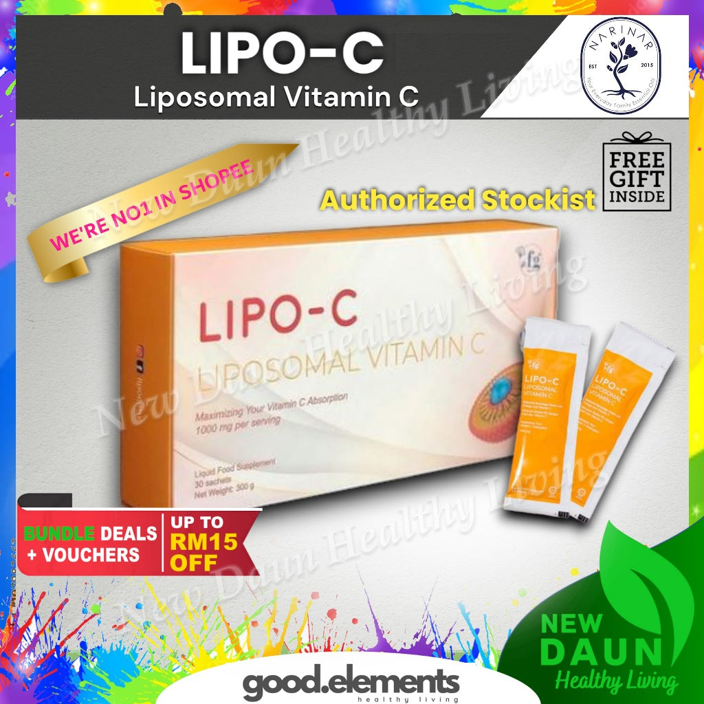 FG LIPO C Liposomal Vitamin C Botanical Drink Malaysia Non Soy Great Absorbtion Non Alcohol NARINAR