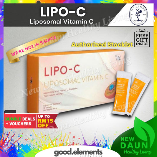 FG LIPO C Liposomal Vitamin C Botanical Drink Malaysia Non Soy Great Absorbtion Non Alcohol NARINAR