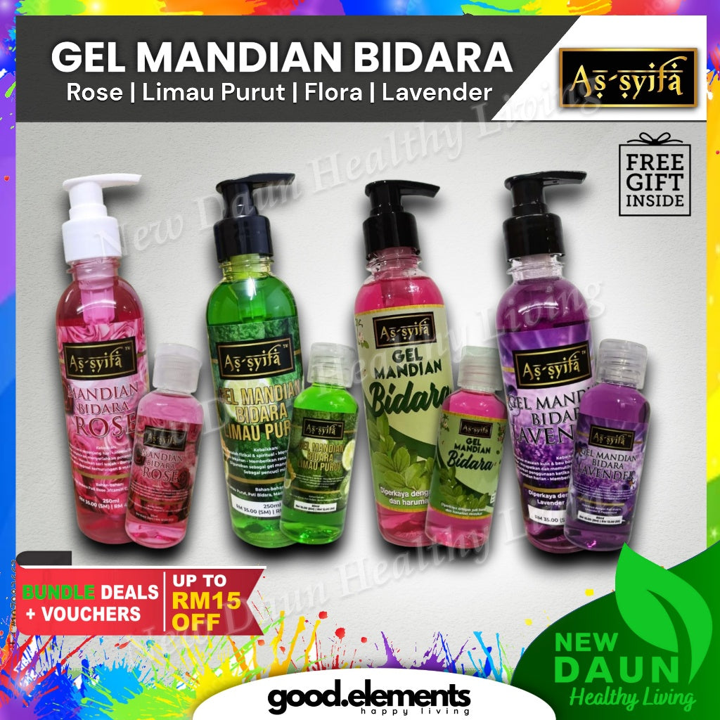 [BIDARA AS-SYIFA] GEL MANDIAN BIDARA ASSYIFA sabun syampoo aromaterapi rawat gangguan lesu