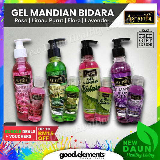 [BIDARA AS-SYIFA] GEL MANDIAN BIDARA ASSYIFA sabun syampoo aromaterapi rawat gangguan lesu