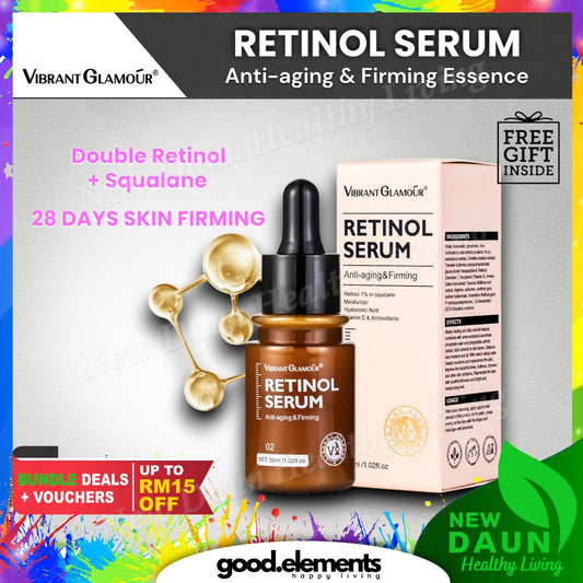 [VIBRANT GLAMOUR] Double Retinol Serum Collagen Facial Treatment Anti Aging Essence