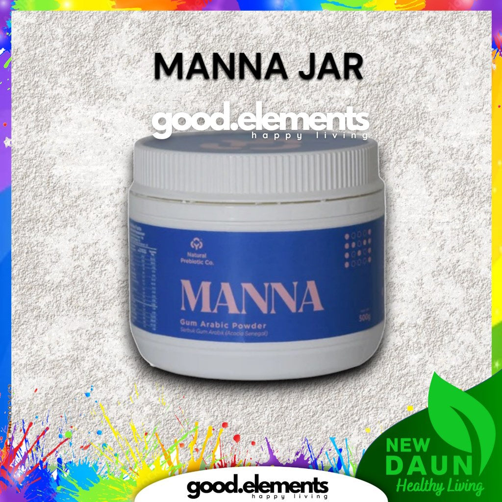 NPMT NATURAL ARABIC GUM PREBIOTIC AL MANNA TAYEBAT Therapeutic Grade Acacia Senegal Jar Sachet
