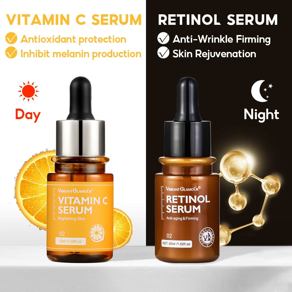 [VIBRANT GLAMOUR] Vitamin C Serum Brightening Face Skin Fade Dark Spot Fine Lines