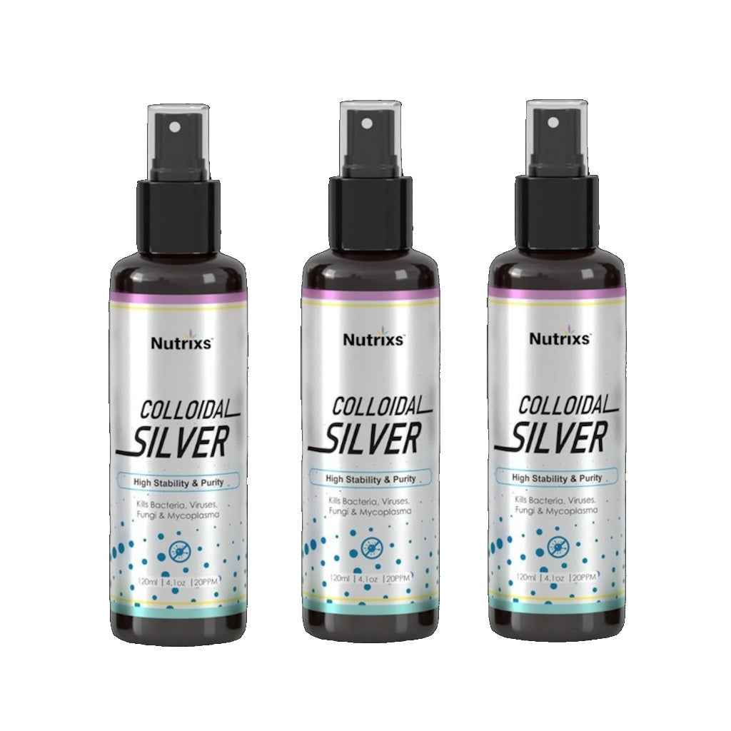 [NUTRIXS] Colloidal Silver 120ml/ 350ml Nutrix Silver (Nano Perak | Nano Silver)