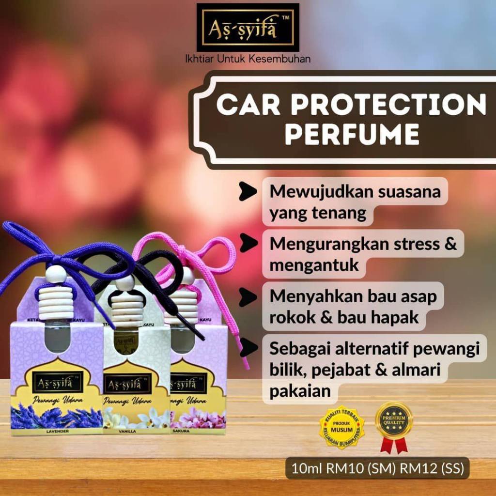 [BIDARA AS-SYIFA] Car Protection Perfume Assyifa Ruqyah Perlindungan Pewangi Kereta