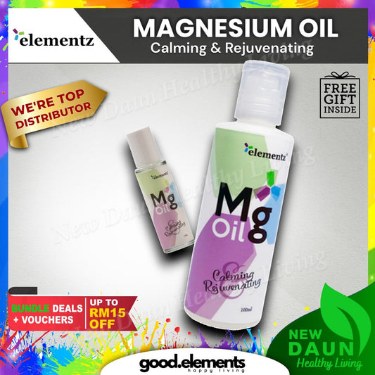 [ELEMENTZ] Mg Oil Magnesium Oil for Recovery Rejuvenate Relax stress reliever pure natural Zechstein
