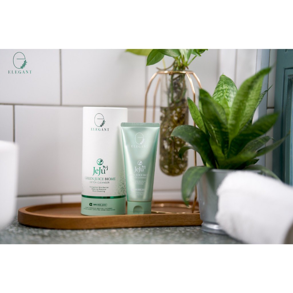 [ELEGANT] JEJU CLEANSER (EJC) Green Juice Biome Detox Cleanser strengthen skin barrier pore cleansing