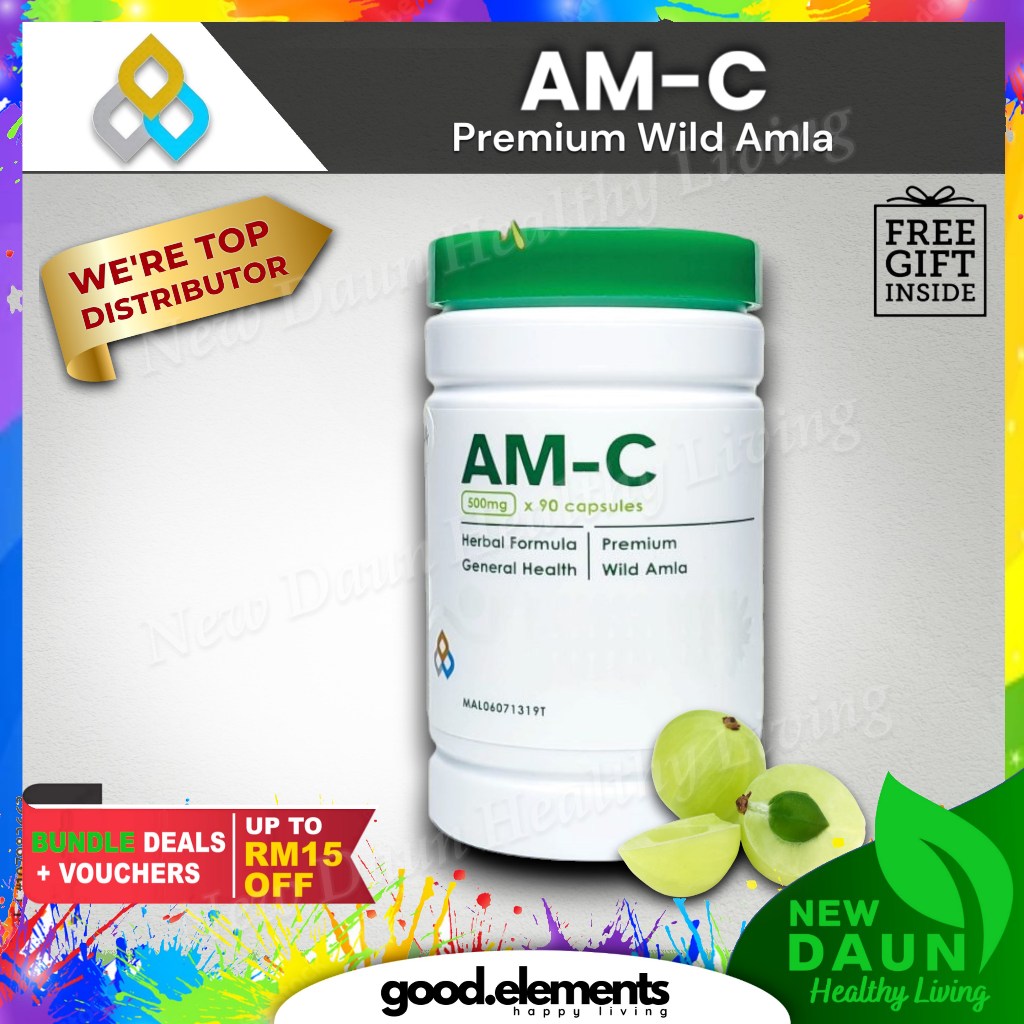 [THIALLAN] AM-C VINS AMC Premium Amla C Natural Rich with Vitamin C from Wild Amla 90 capsules