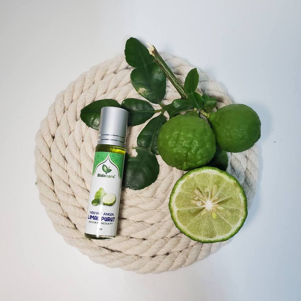[BIDACARE] MINYAK ANGIN LIMAU PURUT Roll On 10ml Harum Lega loya pening kepala kembung