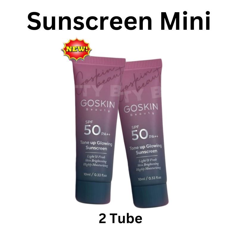 [GOSKIN BEAUTY] [COMBO] BEAUTY TONE UP GLOWING SUNSCREEN MAGICAL SERUM CLEANSER KULIT