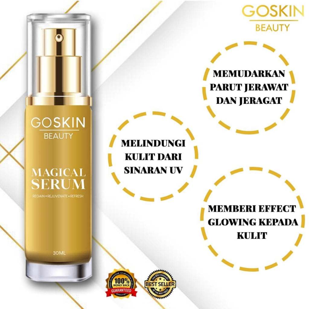 [GOSKIN BEAUTY] MAGICAL SERUM Go Skin Whitening Anti Aging Refresh | Cleanser