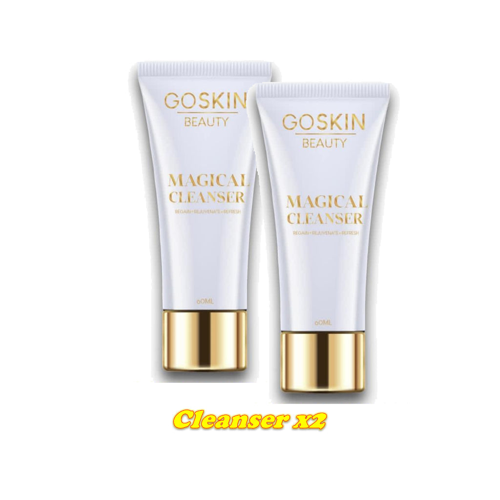 [GOSKIN BEAUTY] [COMBO] BEAUTY TONE UP GLOWING SUNSCREEN MAGICAL SERUM CLEANSER KULIT
