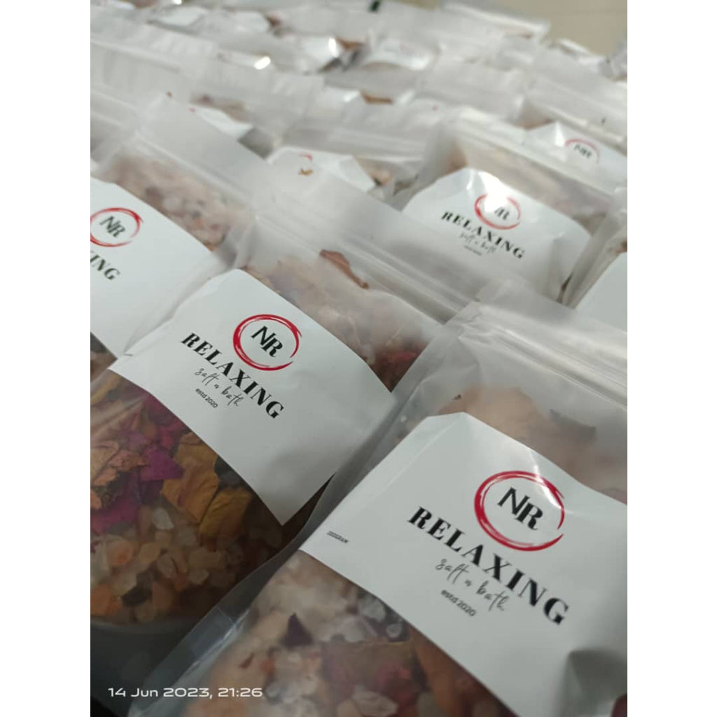 [NUSRAH] Garam Bukit Hitam Pink Mandian Terapi NR Herbal Organic Detox Himalaya Salt | Pati Bunga