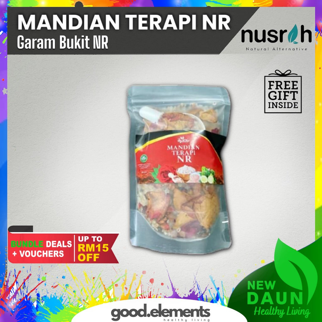 [NUSRAH] Mandian Pati Bunga NR | Garam bukit NR Terapi kesegaran seri wajah hilangkan stress murung pendinding