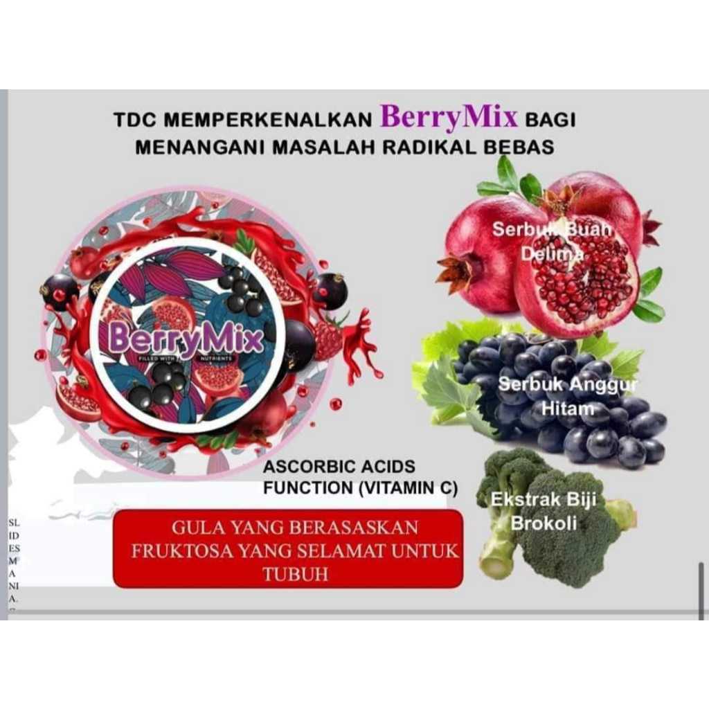 [TDC] BERRYMIX BERRY MIX Vitamin C High Antioxidant 1 box 15 sachet | COLEVER Colostrum