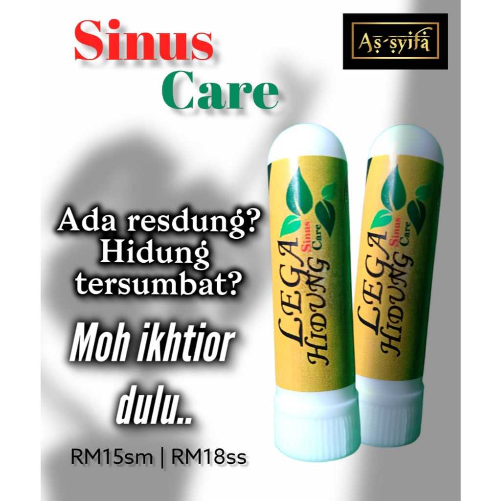 [BIDARA AS-SYIFA] SINUS CARE ASSYIFA (LEGA HIDUNG) CENGKIH INHALER Sakit kepala selsema batuk resdung