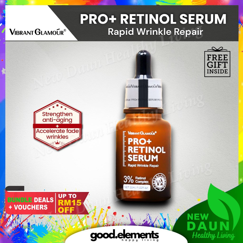 [VIBRANT GLAMOUR] PRO+ RETINOL SERUM Upgrade 3% Retinol+3X Peptide+5X Ceramide