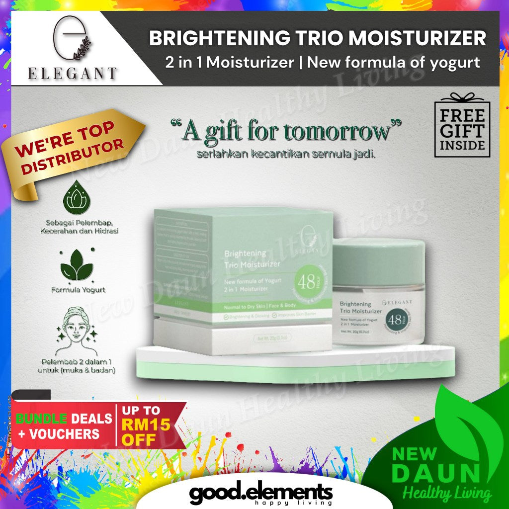 [ELEGANT] BRIGHTENING TRIO MOISTURIZER EBM New range [ELEGANT] Yogurt 2-in-1 | ENRC Night Cream