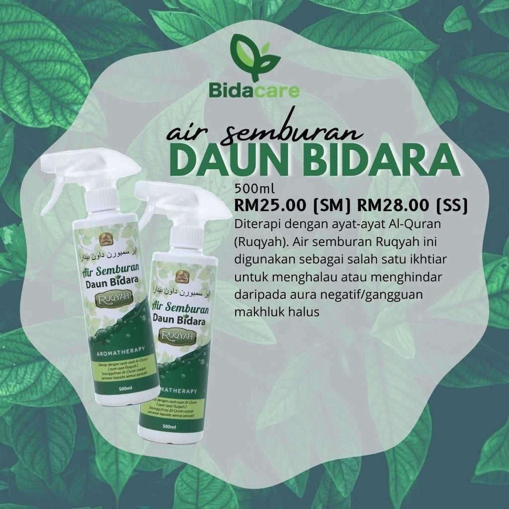 [BIDACARE] AIR SEMBURAN DAUN BIDARA 500ml Bidara Pewangi Rawatan Pendinding Gangguan Stress Ruqyah