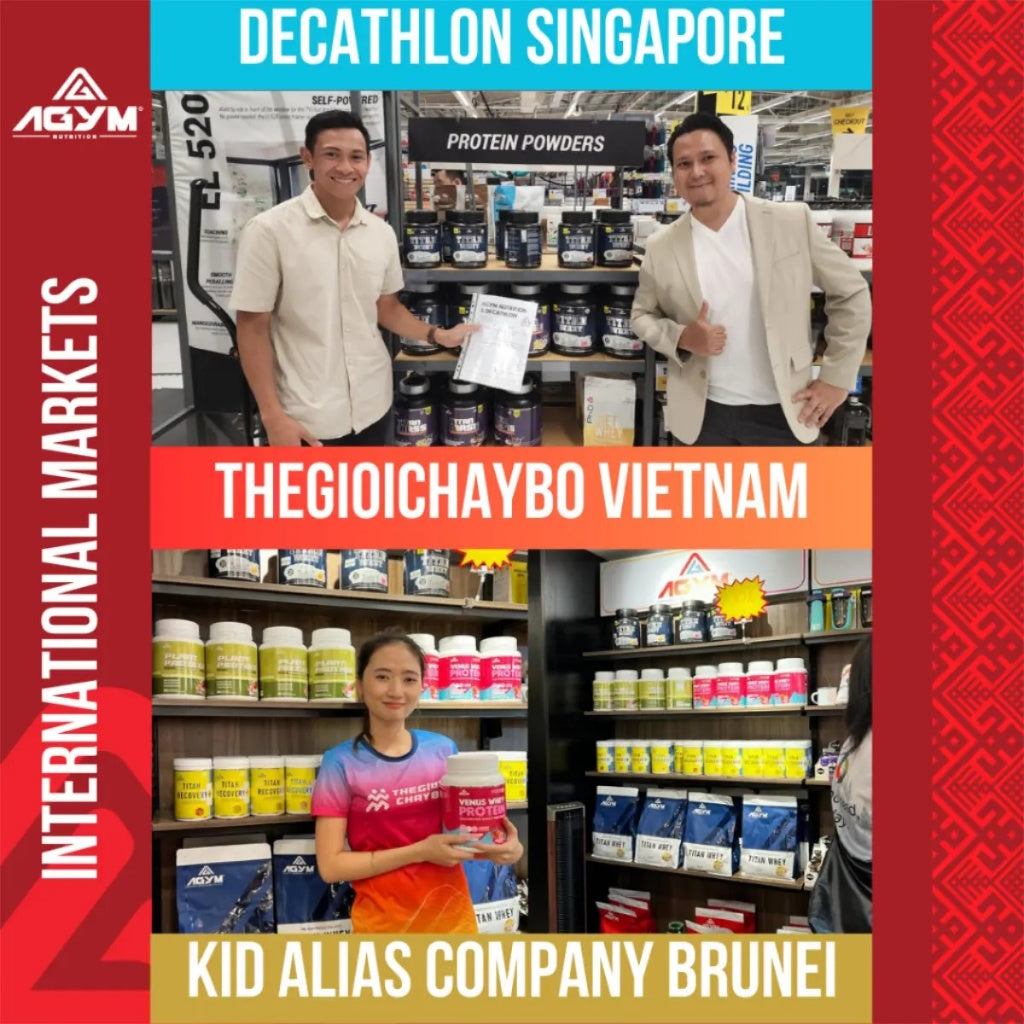 [AGYM NUTRITION] Titan Whey | Whey-Z Halal Whey Protein Blend Powder Fitness Supplement New Formula