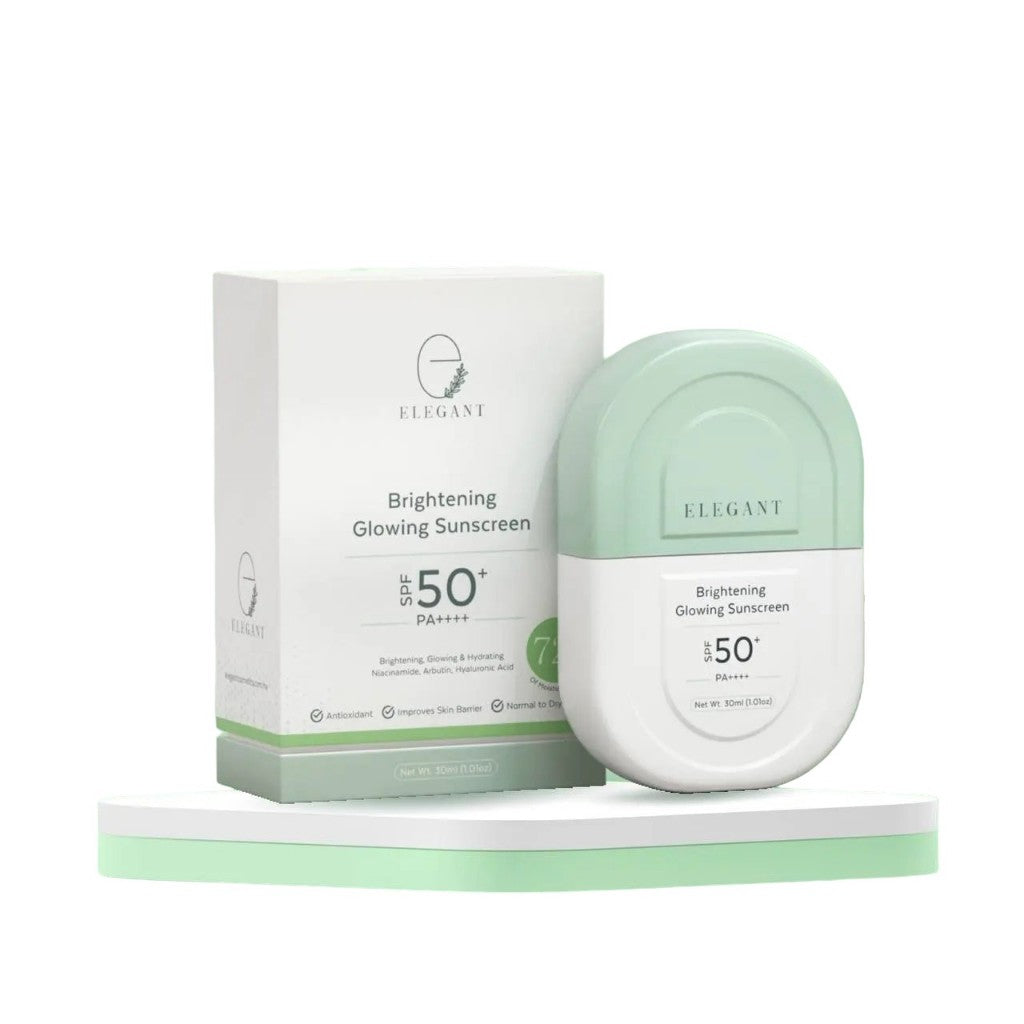 [ELEGANT] WHITENING EMULSION EWE SUNSCREEN SPF50++ 60ml | EBS Brightening Glowing Sunscreen 30ml