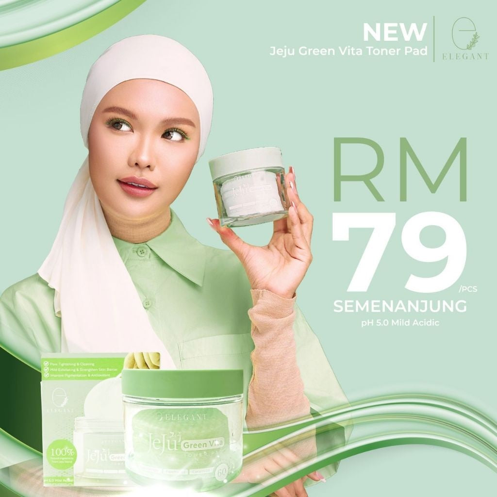 [ELEGANT] BRIGHTENING AND GLOWING SERIES (Sunscreen EBS | Moisturizer EBM | Toner Pad EJT)
