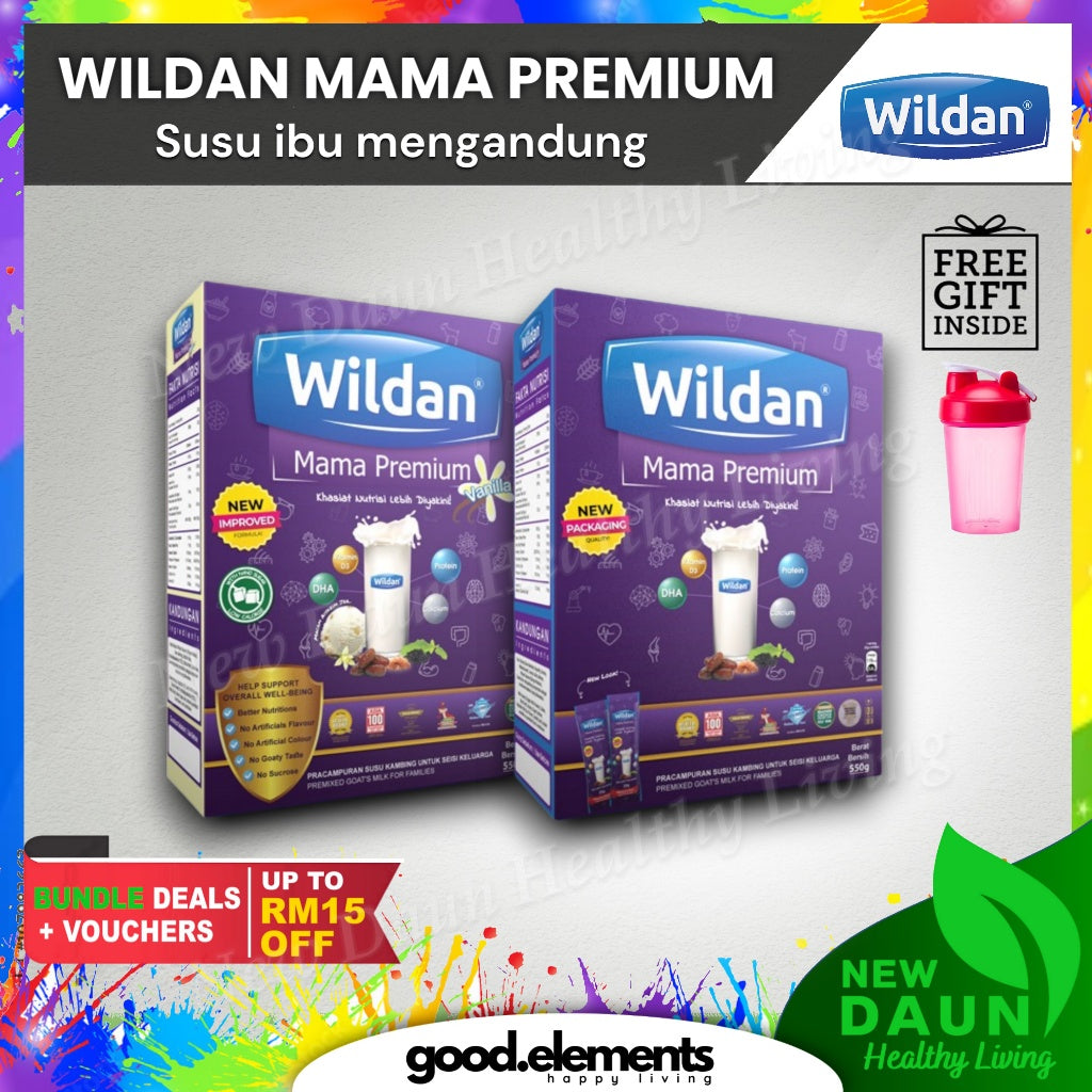 [WILDAN] MAMA PREMIUM Susu ibu mengandung kawal GDM khasiat penuh