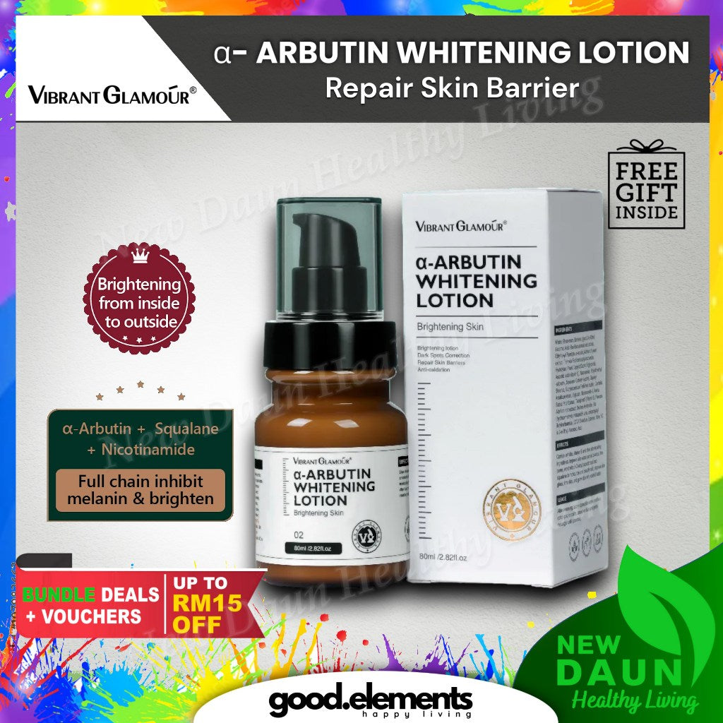 [VIBRANT GLAMOUR] A-Arbutin Whitening LOTION Dark Spot Corrector Moisturize Regenerate