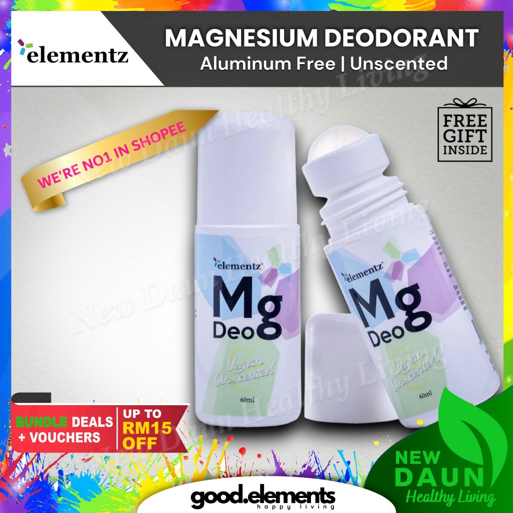 [ELEMENTZ] FULL LIST :  Magnesium Oil Mg Gel Mg Lotion Mg Flakes Mg Deo Fuller Earth Nahcolite Roll On