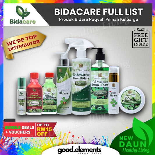 [BIDACARE] FULL LIST Bidara Ruqyah minyak angin syampu gel mandian balm aromatheraphy spray lotion