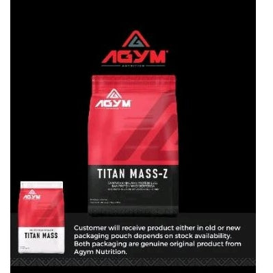 [AGYM NUTRITION] TITAN MASS-Z - HALAL- Weight Mass Gainer 2kg - 20servings After meal