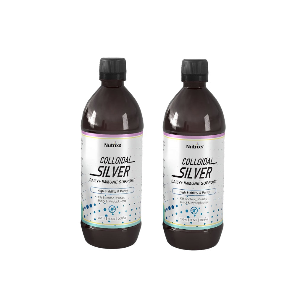 [NUTRIXS] Colloidal Silver 120ml/ 350ml Nutrix Silver (Nano Perak | Nano Silver)