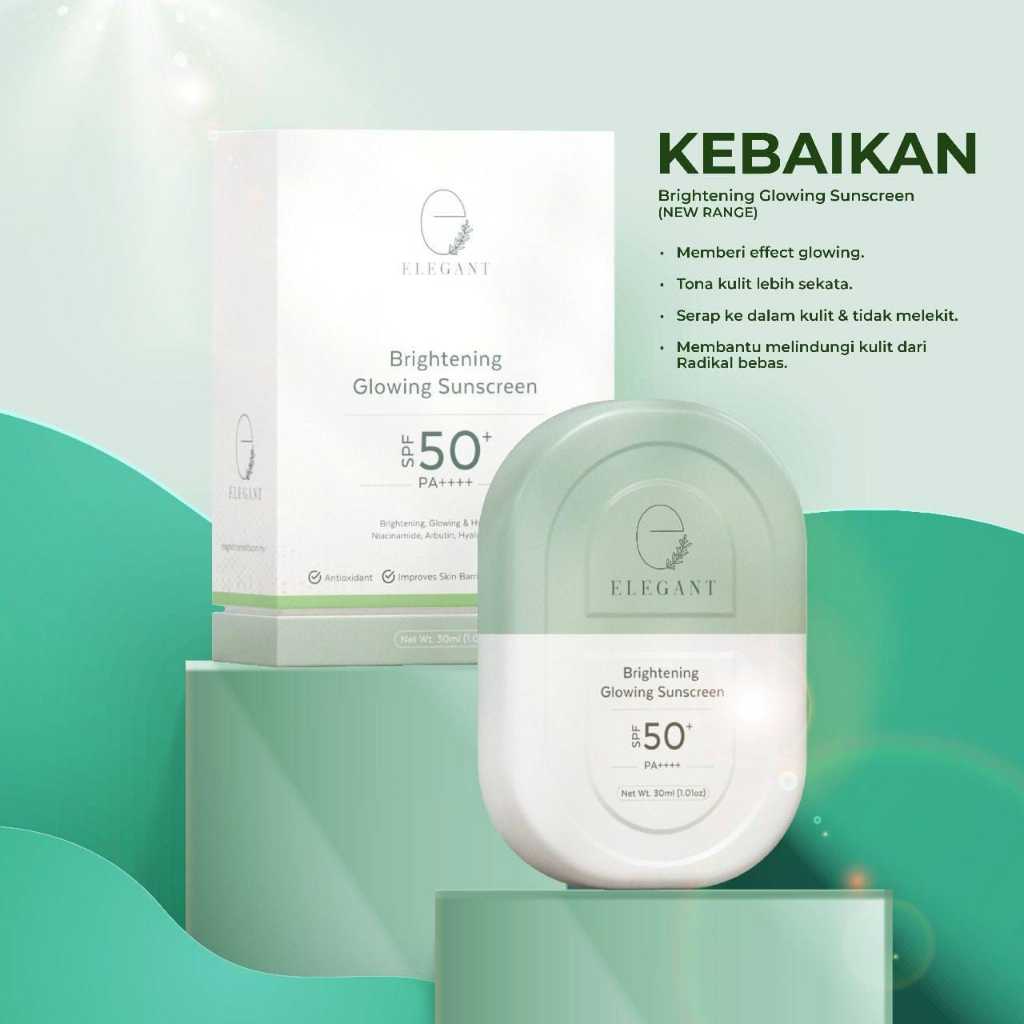 [ELEGANT] WHITENING EMULSION EWE SUNSCREEN SPF50++ 60ml | EBS Brightening Glowing Sunscreen 30ml