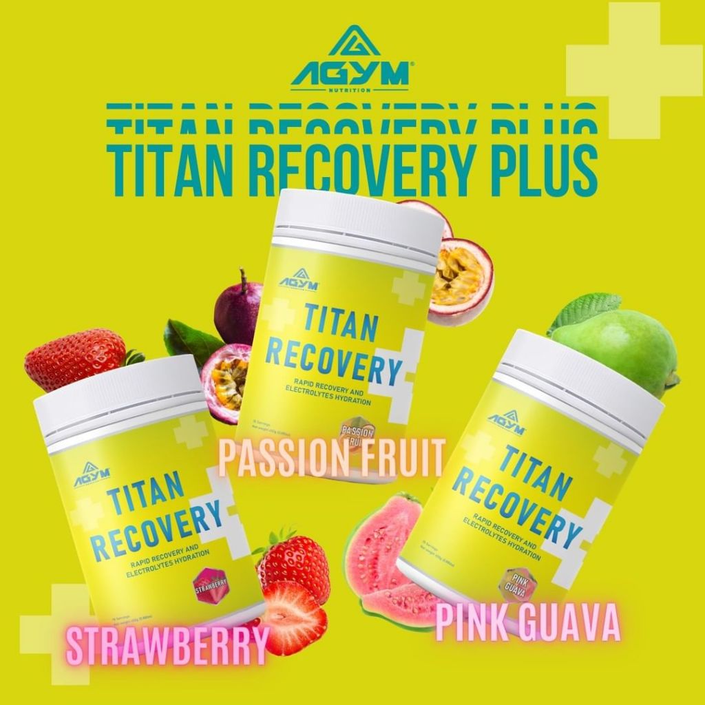 [AGYM NUTRITION] TITAN RECOVERY PLUS - (15 Serving) is replenished glycogen storage, helps rebuilding muscles