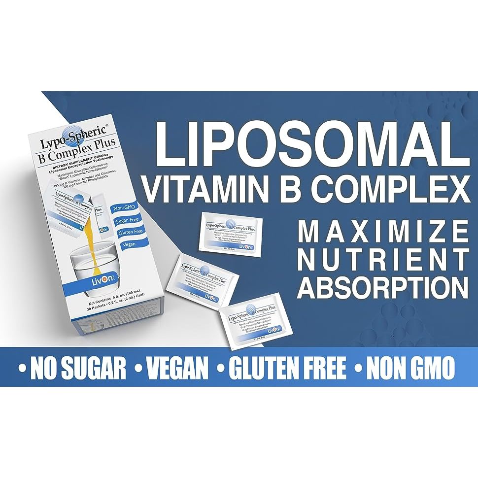 [LIVON LABS] Lypo-Spheric B Complex Plus Liposomal From USA Multifunction supplement (DISCOUNT!!)