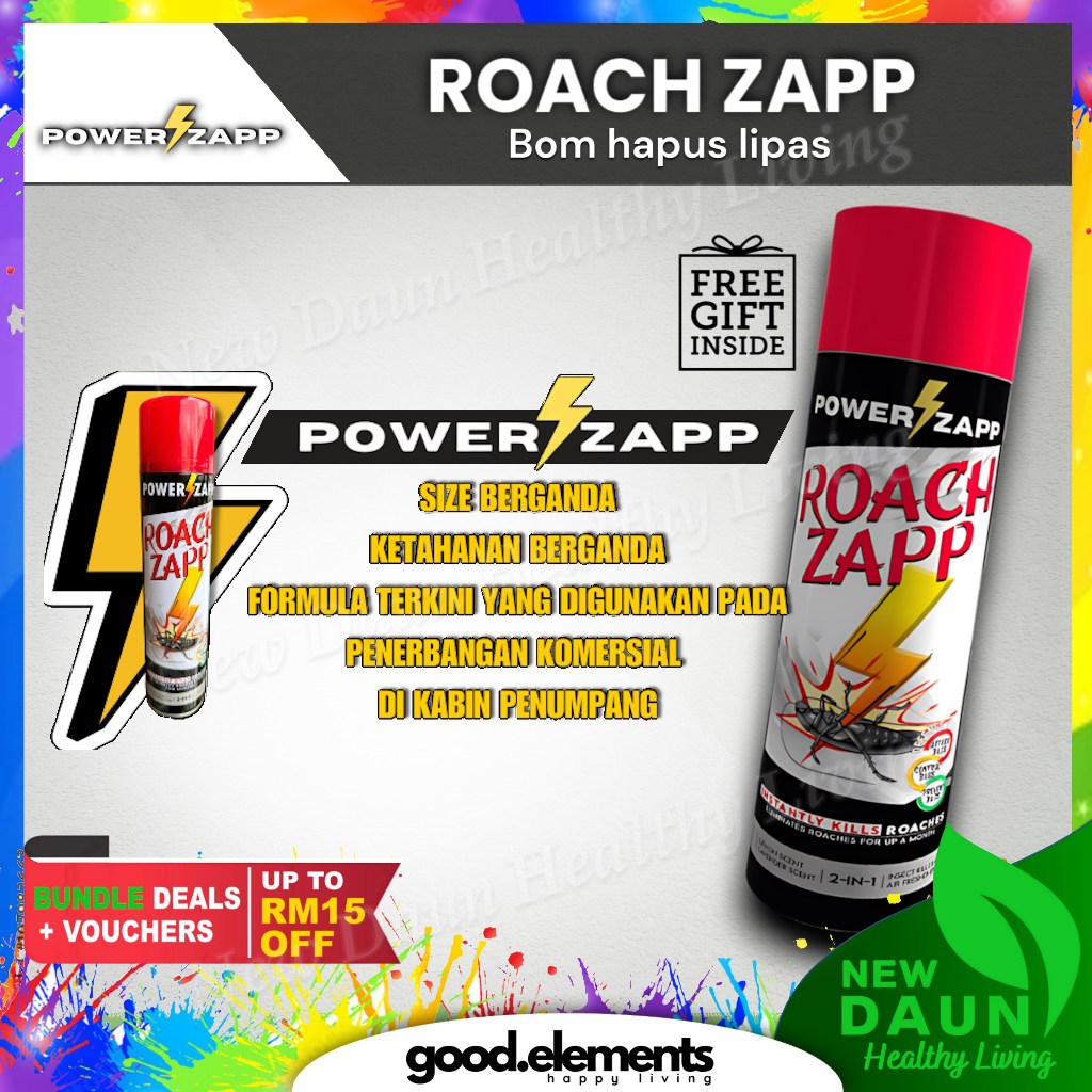 [POWERZAPP] ROACHZAPP cockroach rapid killer killit insect anti lipas semut Paling Berbaloi