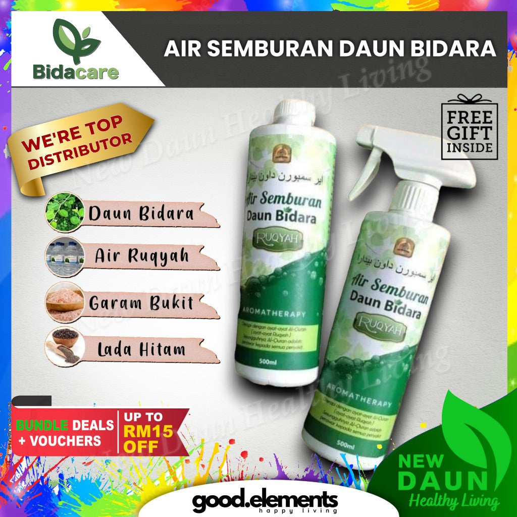 [BIDACARE] AIR SEMBURAN DAUN BIDARA 500ml Bidara Pewangi Rawatan Pendinding Gangguan Stress Ruqyah
