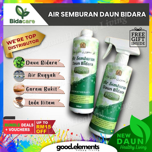 [BIDACARE] AIR SEMBURAN DAUN BIDARA 500ml Bidara Pewangi Rawatan Pendinding Gangguan Stress Ruqyah