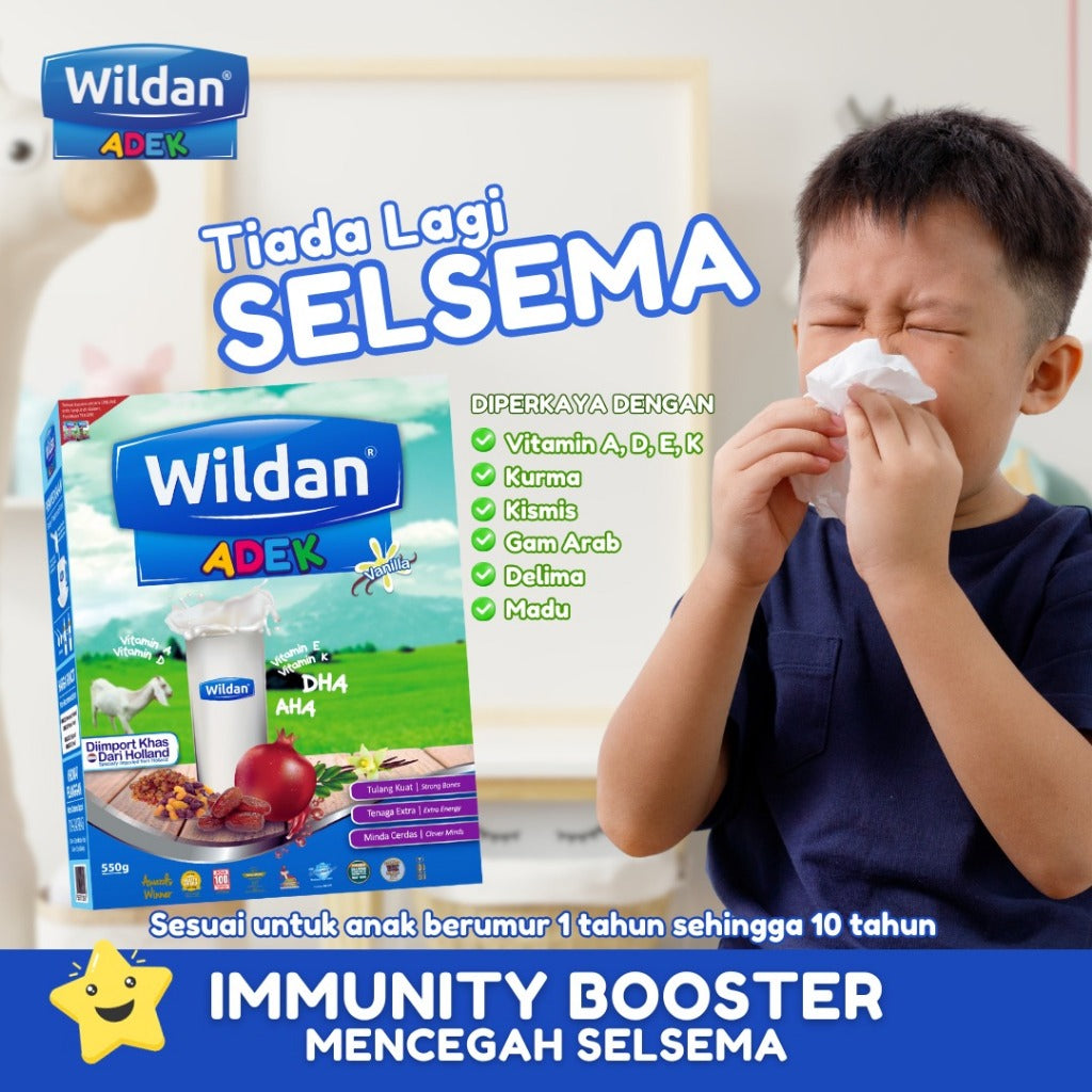 [WILDAN] ADEK Susu kambing untuk kanak-kanak WALADUN JUNIOR untuk Bayi RASA SEDAP tiada hamis