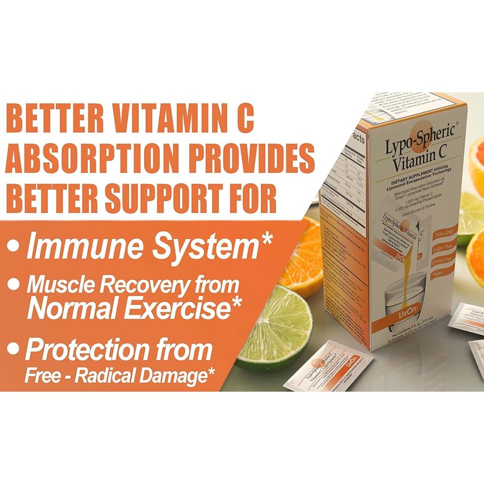 [LIVON LABS] Lypo-Spheric VITAMIN C liposomal from USA. Best immune anti age support