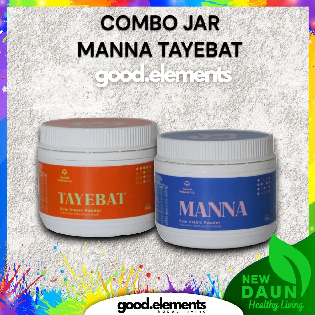 NPMT NATURAL ARABIC GUM PREBIOTIC AL MANNA TAYEBAT Therapeutic Grade Acacia Senegal Jar Sachet