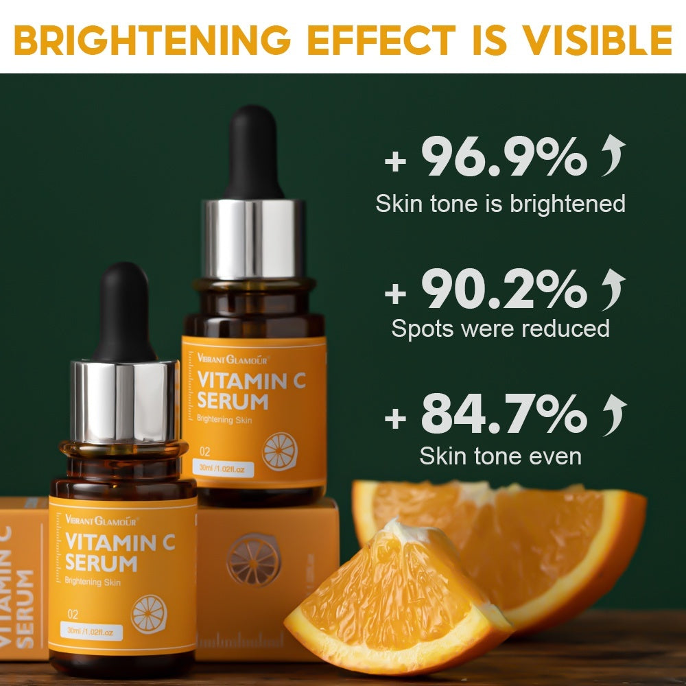 [VIBRANT GLAMOUR] Vitamin C Serum Brightening Face Skin Fade Dark Spot Fine Lines