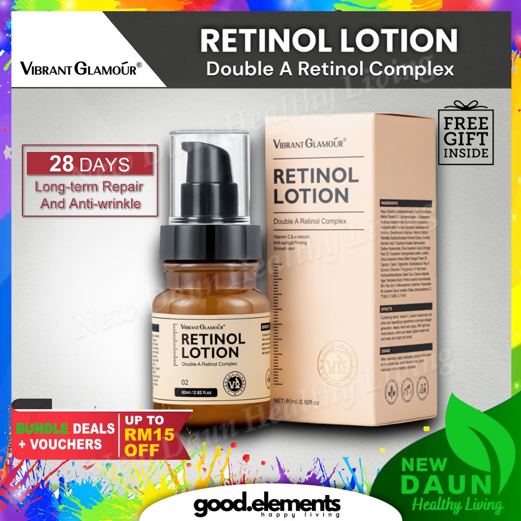 [VIBRANT GLAMOUR] RETINOL LOTION Anti Aging Collagen Firming Wrinkle Lifting Skin